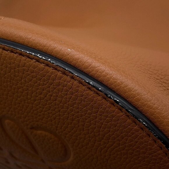 LOEWE Gate bucket Shoulder Bag Leather Brown - Picture 4 of 14